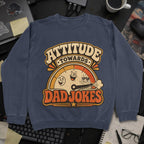 Nerd Collection Artwork T006 Sweatshirt - Navy mockup