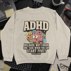 Nerd Collection Artwork T070 Sweatshirt - Sand mockup