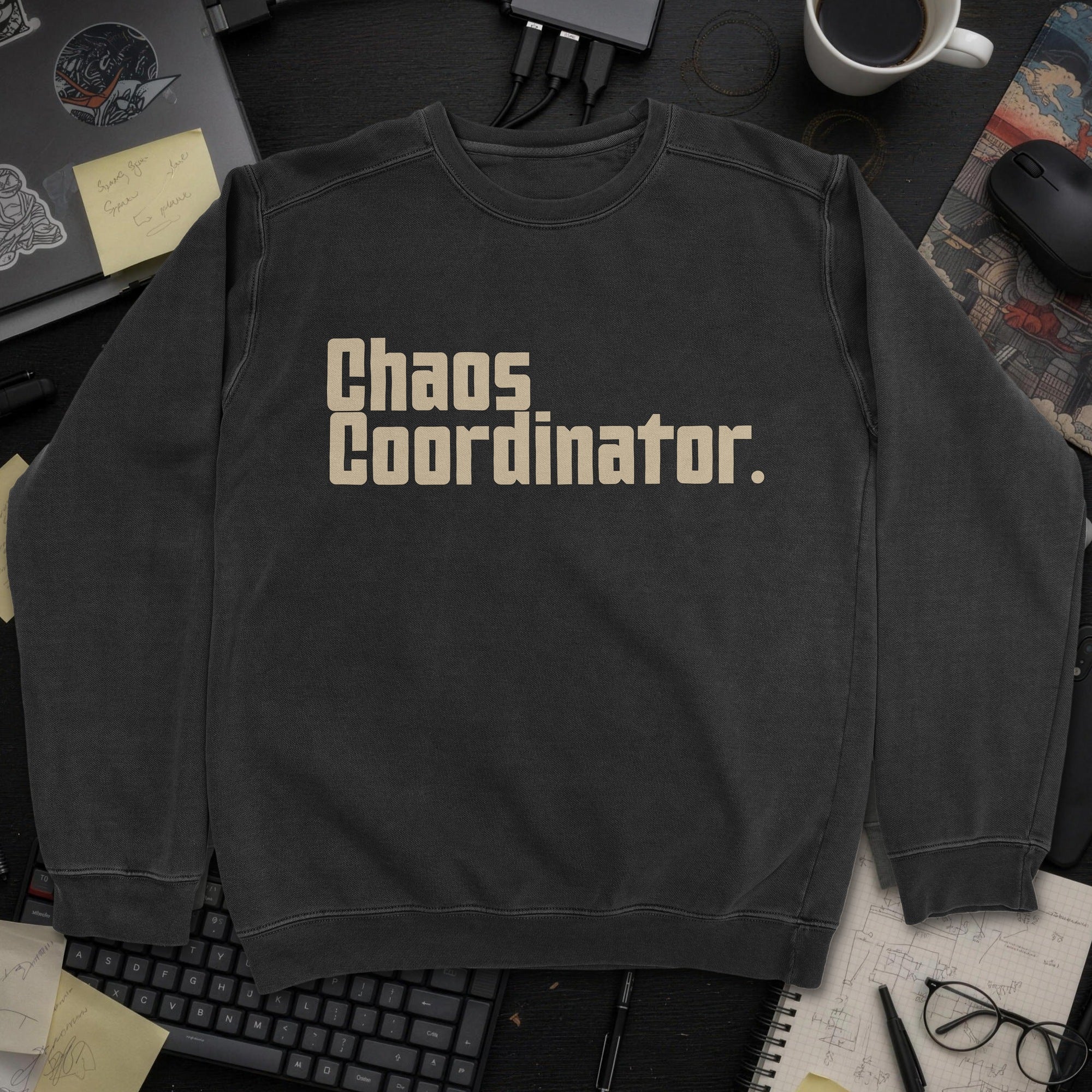 Nerd Collection Artwork T080 Sweatshirt - Black mockup