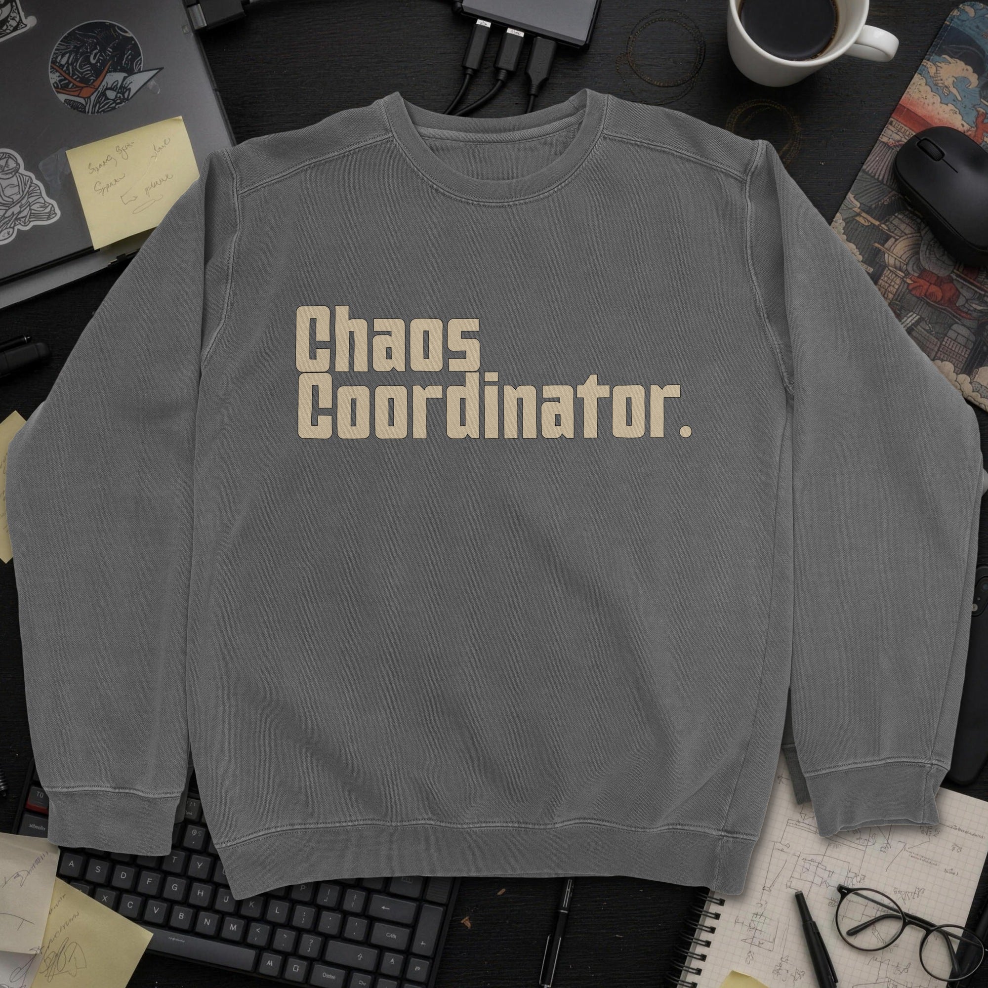 Nerd Collection Artwork T080 Sweatshirt - Dark Heather mockup