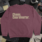 Nerd Collection Artwork T080 Sweatshirt - Maroon mockup