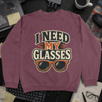 Nerd Collection Artwork T097 Sweatshirt - Maroon mockup