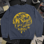 Upside Moon Sweatshirt - Navy mockup