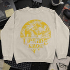 Upside Moon Sweatshirt - Sand mockup