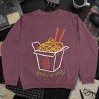 Take It Easy Sweatshirt - Maroon mockup