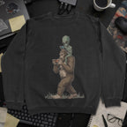 Bigfoot Encounter Sweatshirt - Black mockup