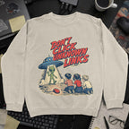 Don’t Click Unknown Links Sweatshirt - Sand mockup