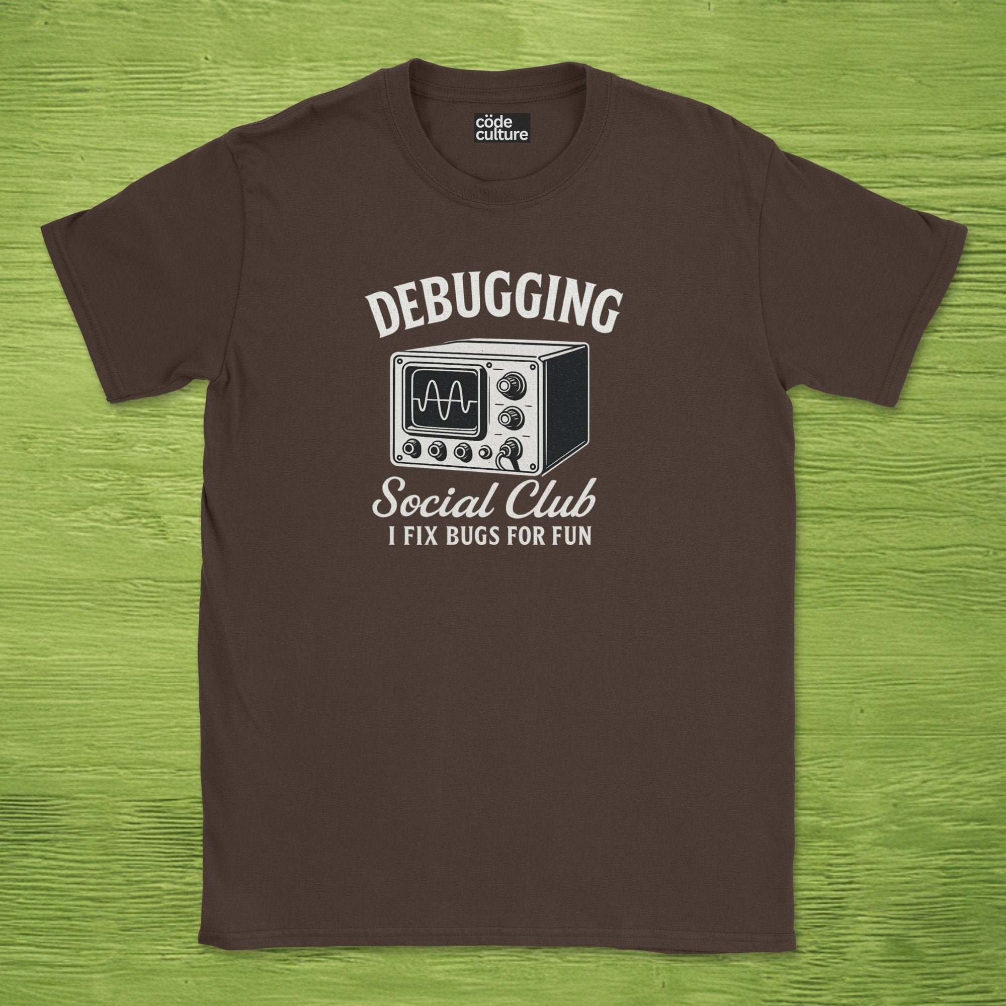 debugging social club shirt