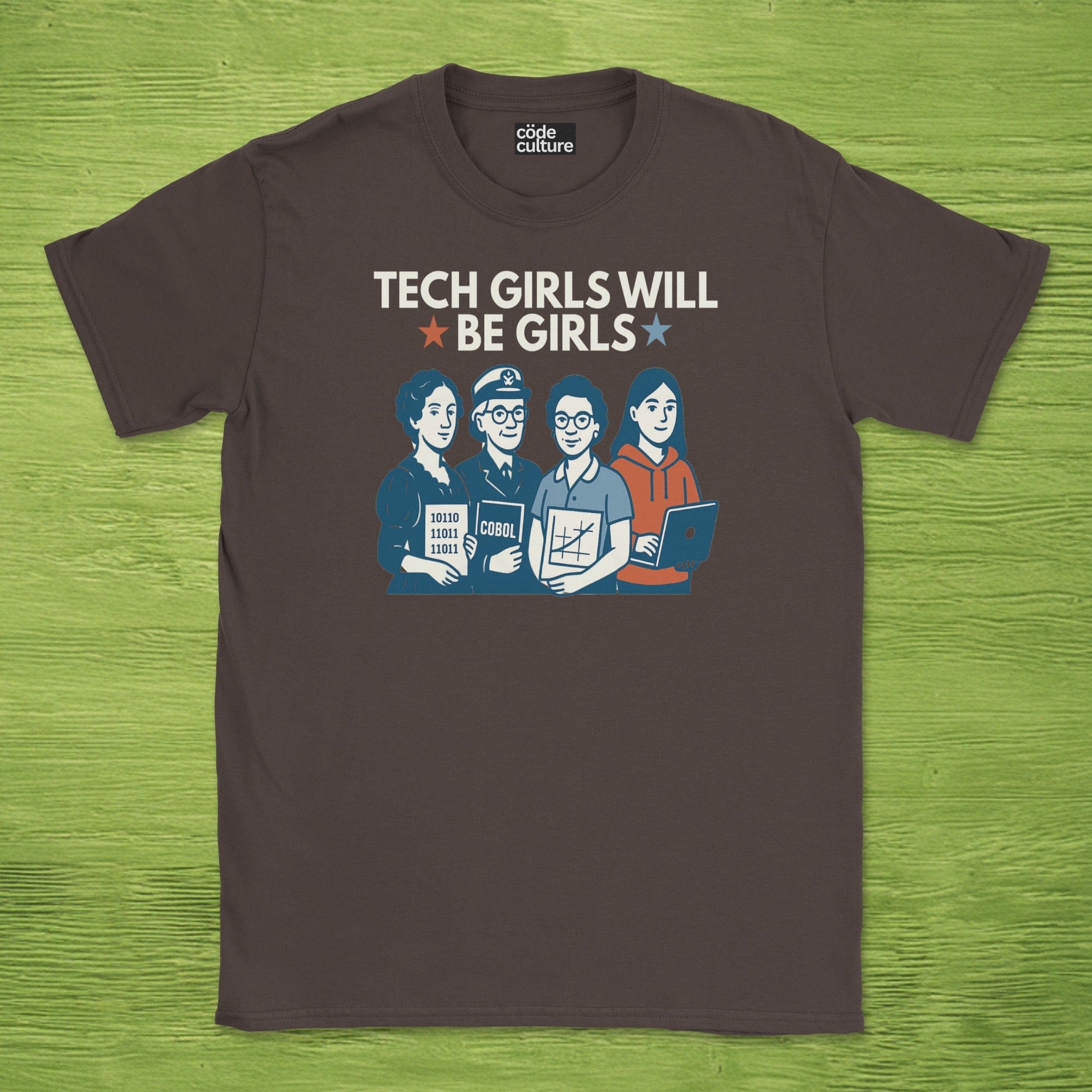 tech girls will be girls shirt