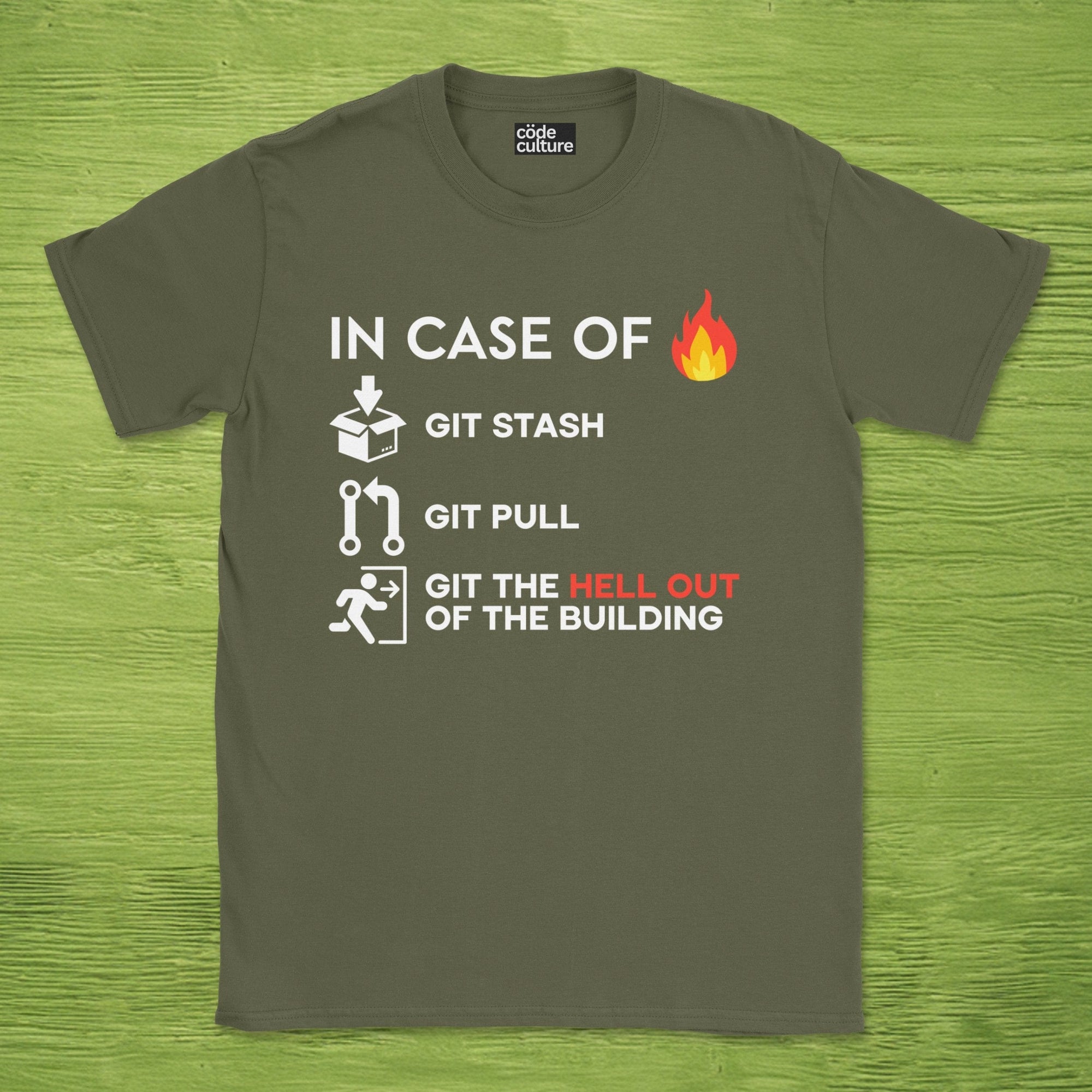 GIT the hell out shirt