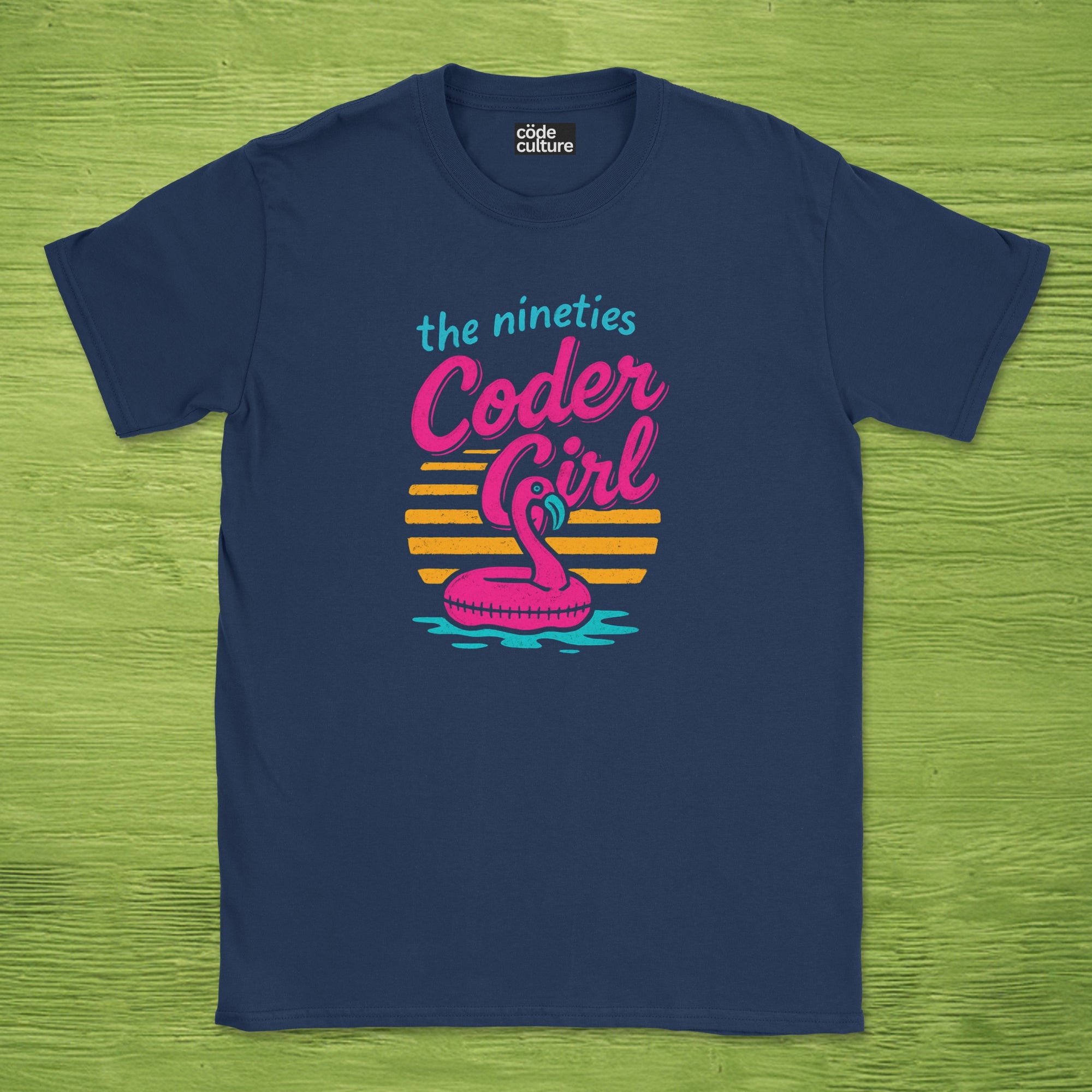 the nineties coder girl shirt