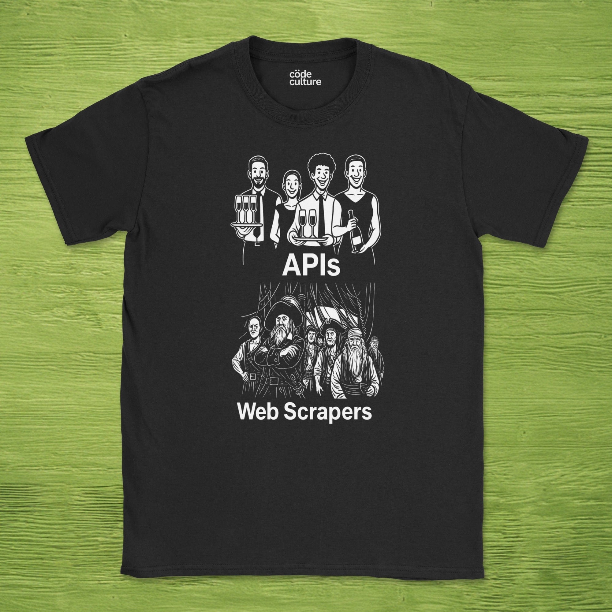 apis vs webscrapers shirt