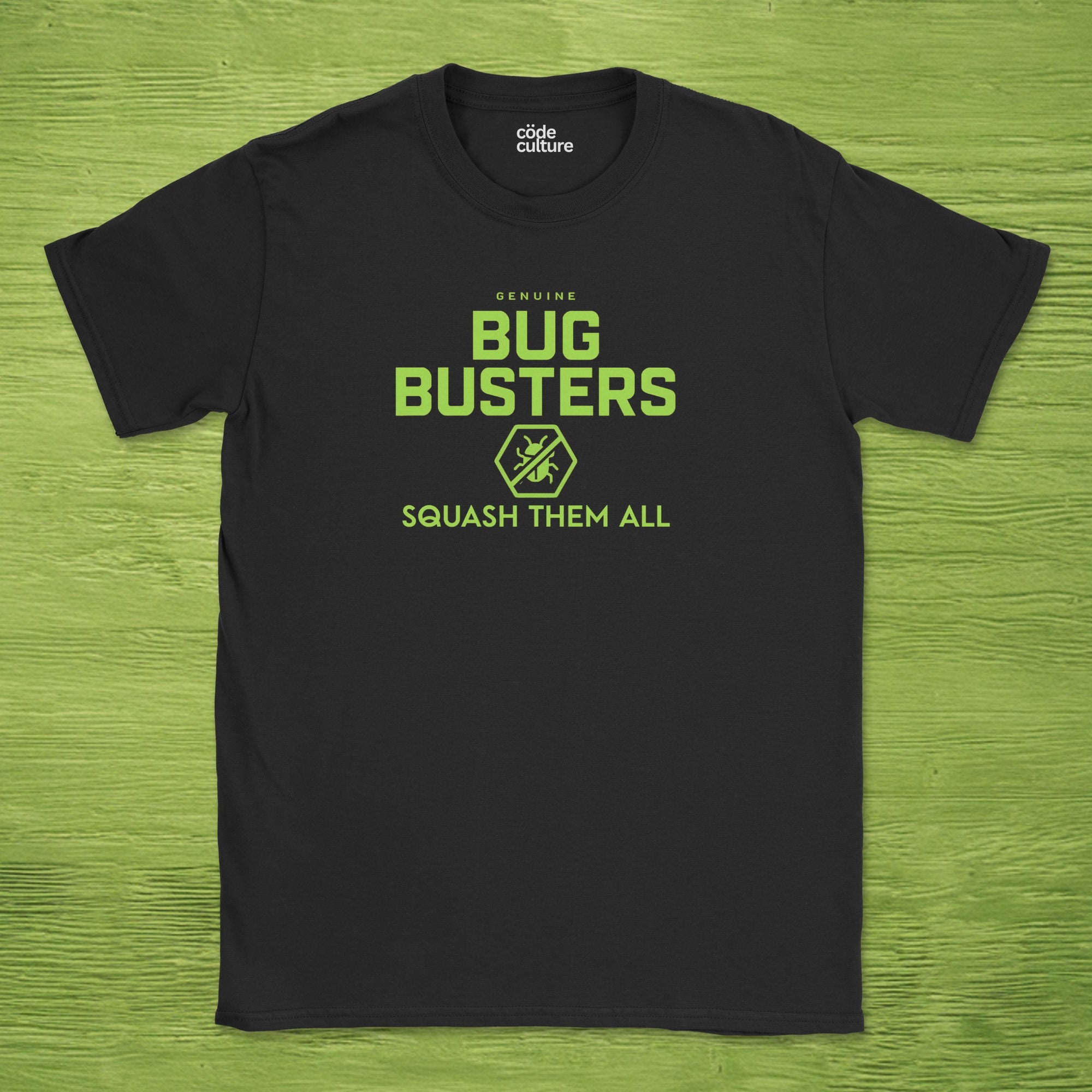 genuine bug buster shirt