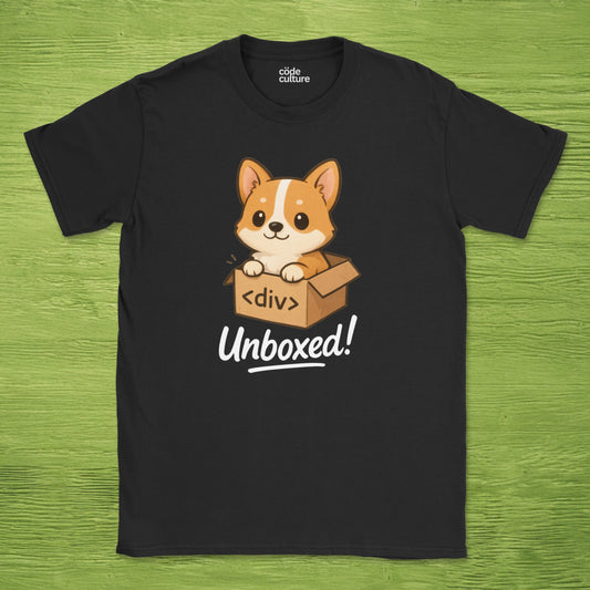 corgi unboxed shirt