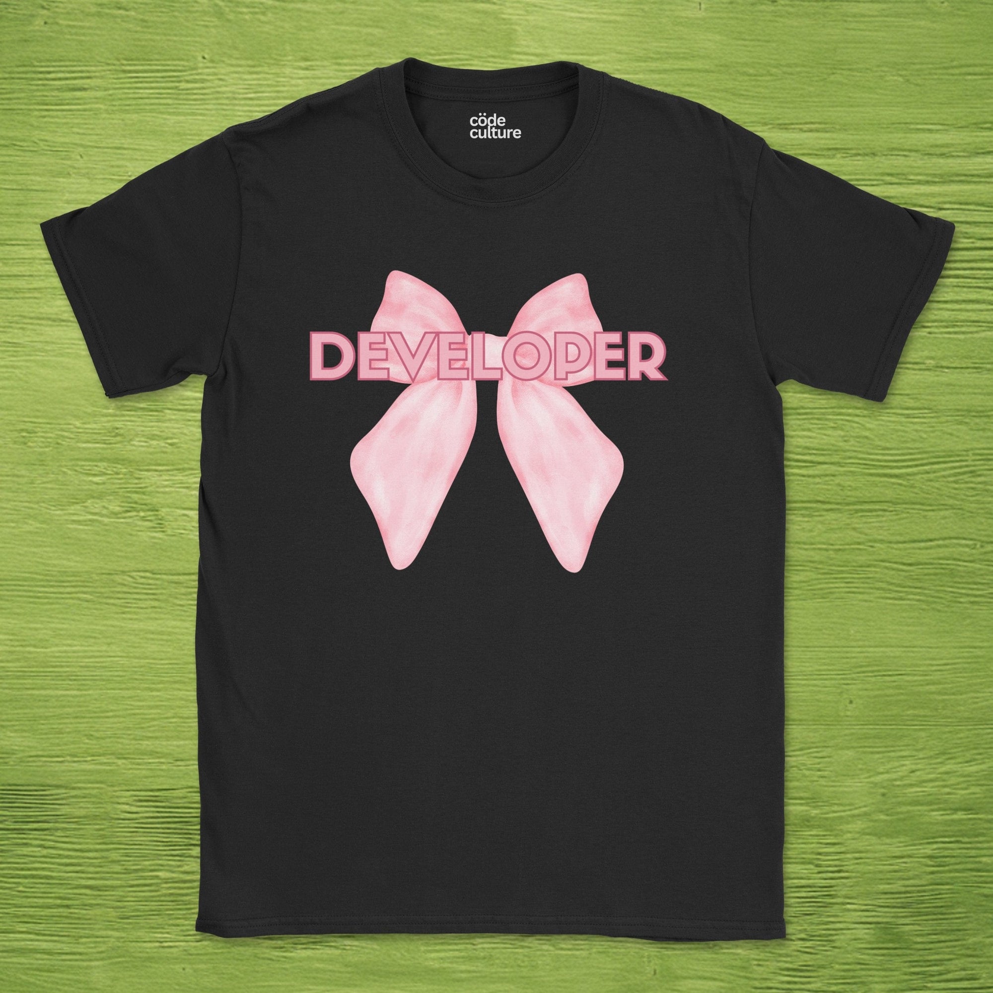 Developer bow cute shirt