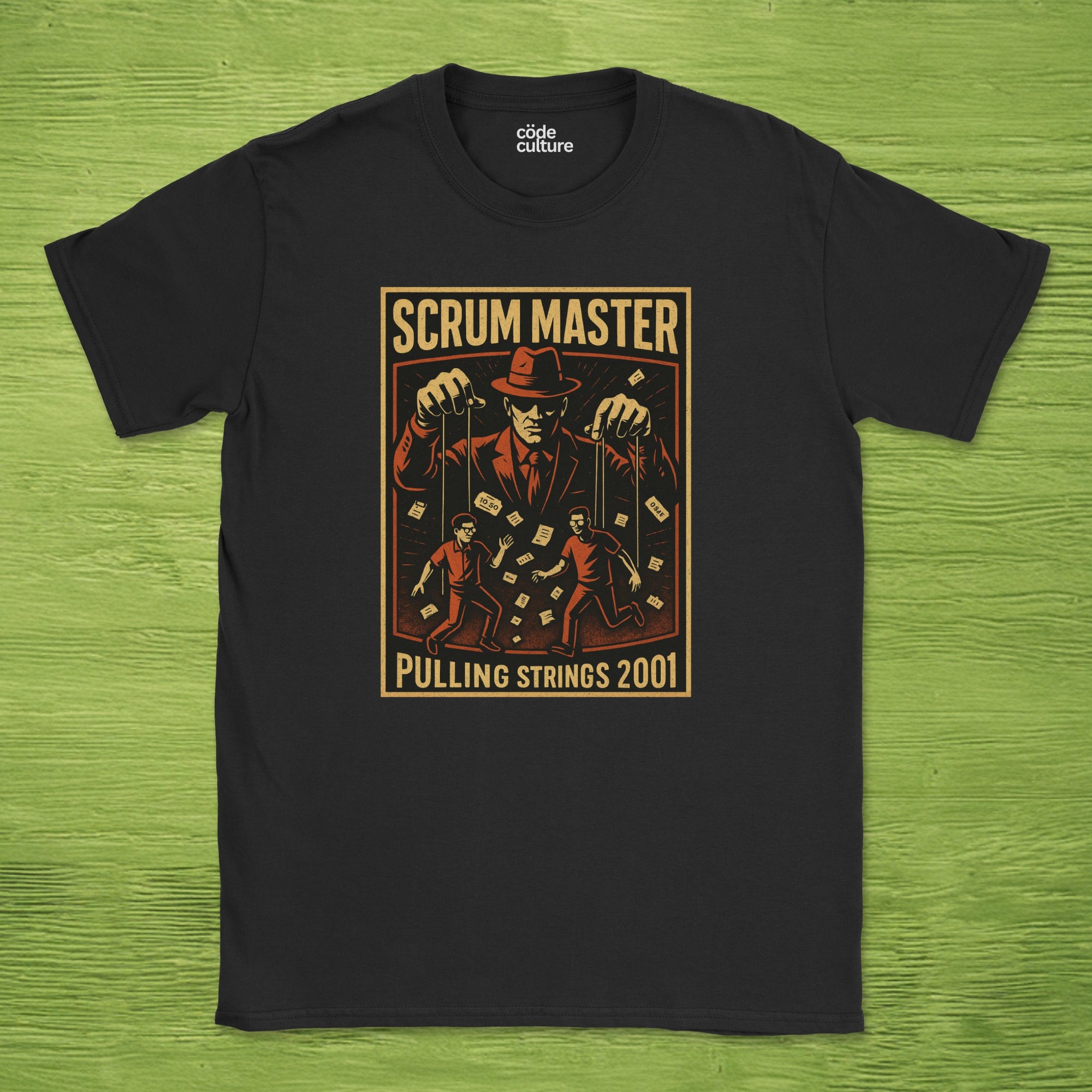 scrum master pulling strings shirt