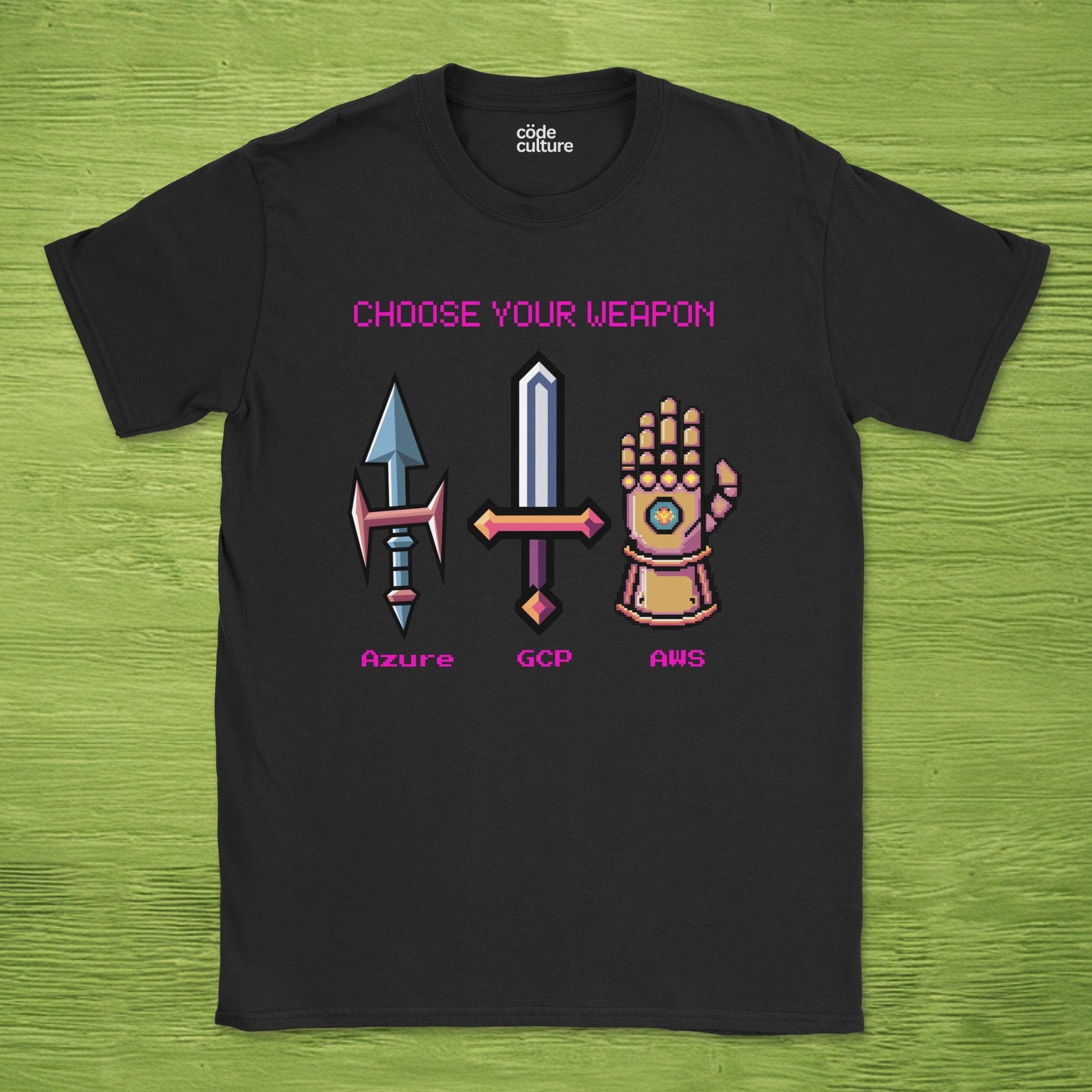 Cloud platform weapon shirt