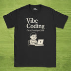 Code Culture vibe coding shirt funny programmer T-Shirt in Black — Code Culture developer clothing