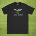 Code Culture i asked chapgpt shirt funny programmer T-Shirt in Black — Code Culture developer clothing