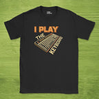 Code Culture i play the keyboard shirt funny programmer T-Shirt in Black — Code Culture developer clothing