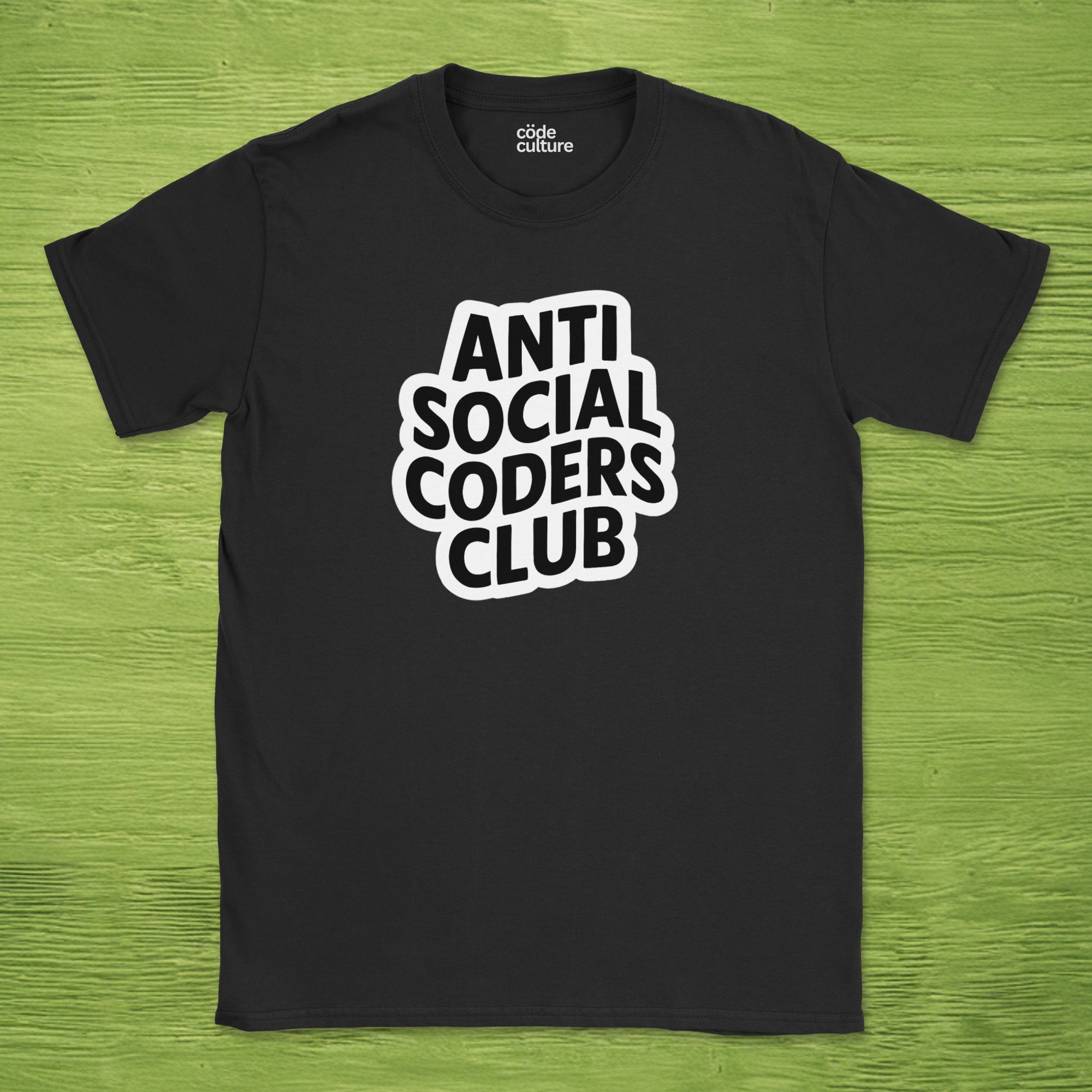 anti social coders club shirt