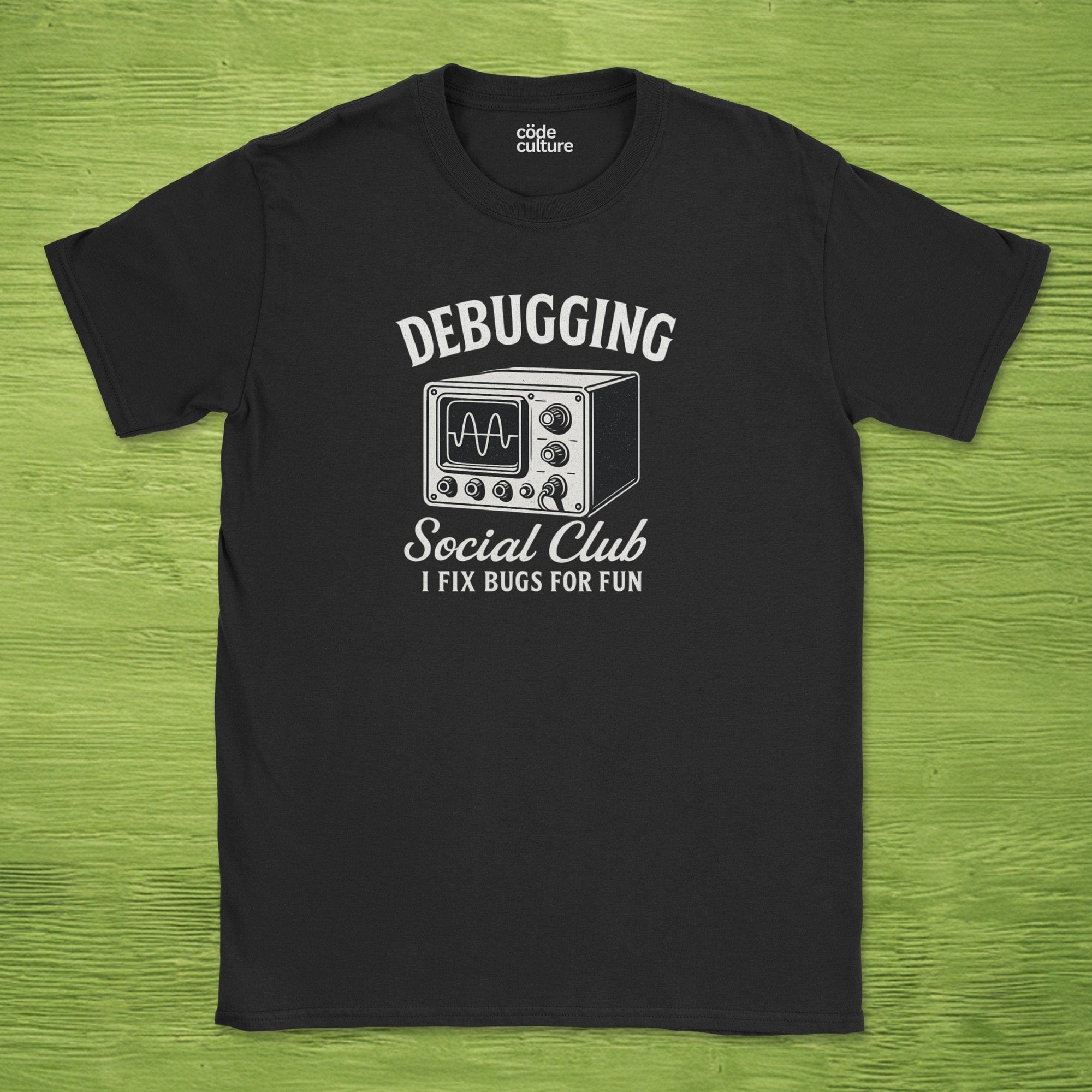 debugging social club shirt