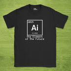 Code Culture the element of the future shirt funny programmer T-Shirt in Black — Code Culture developer clothing