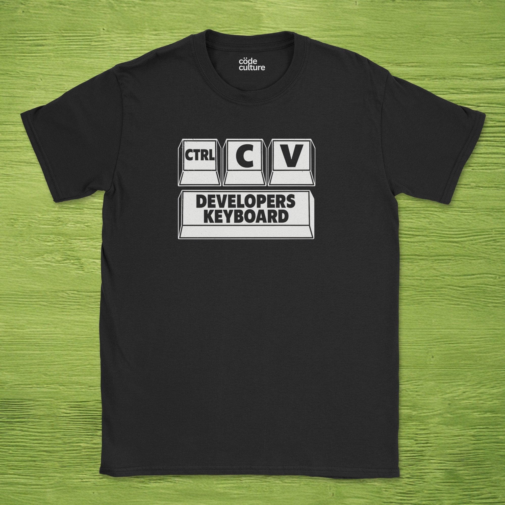 developers keyboard shirt