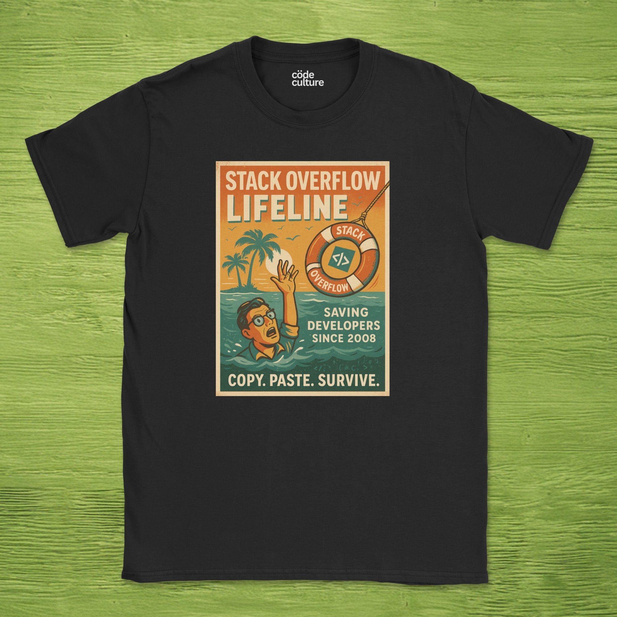 stack overflow lifeline shirt