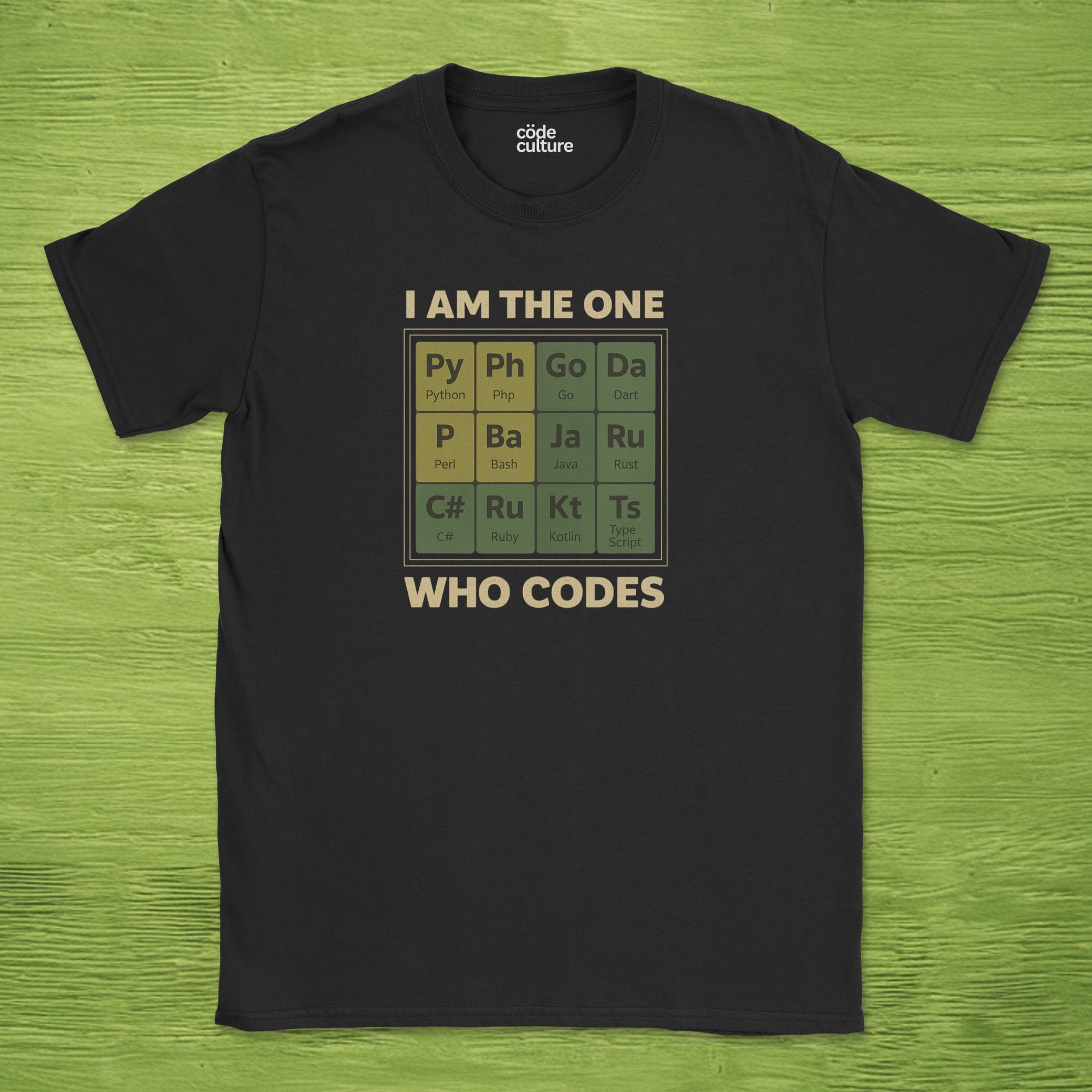 i am the one who codes shirt