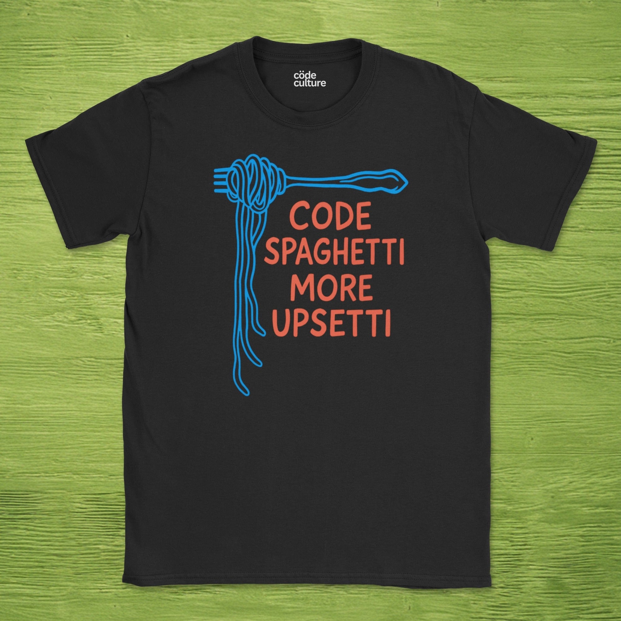 code spaghetti more upsetti shirt