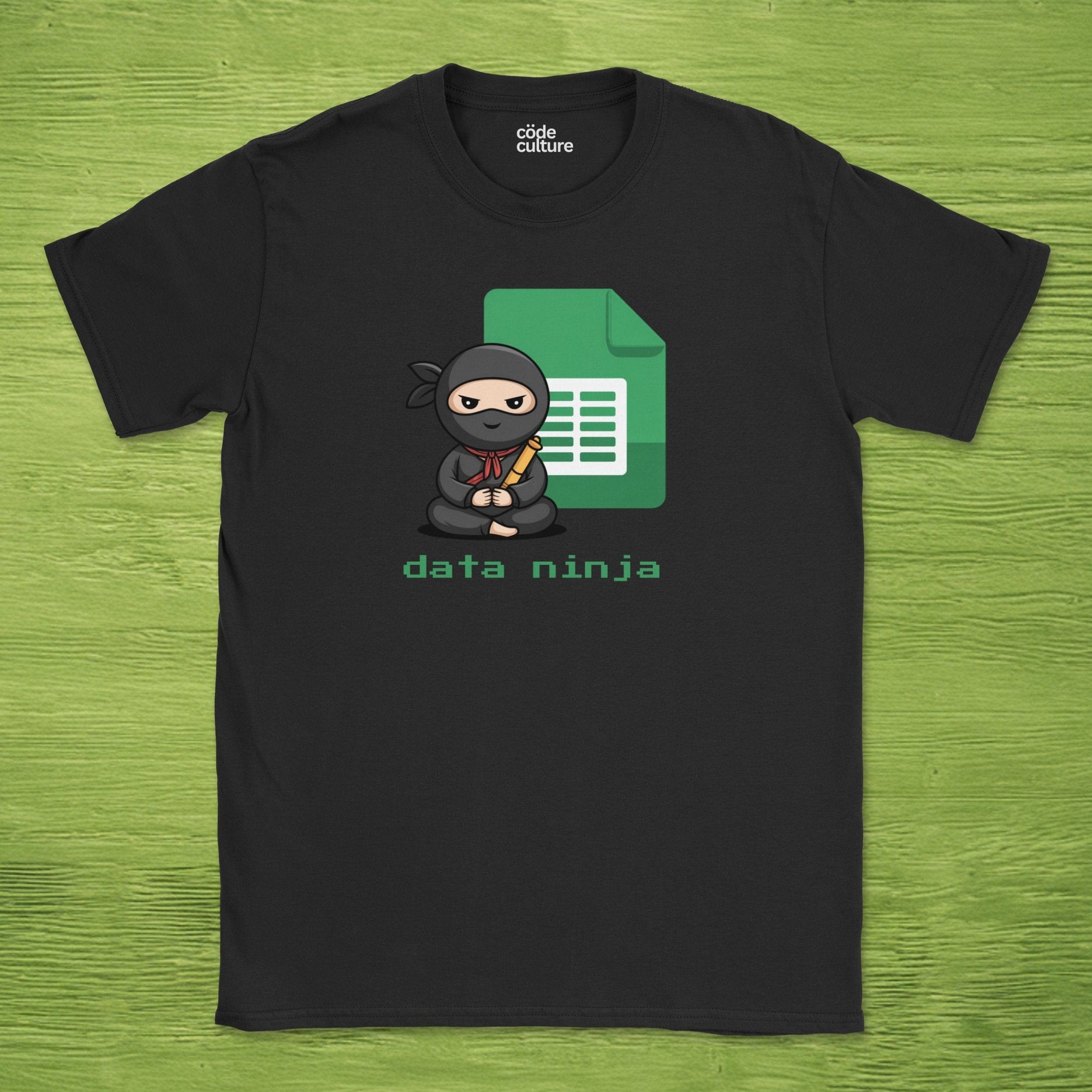 data ninja sheet shirt