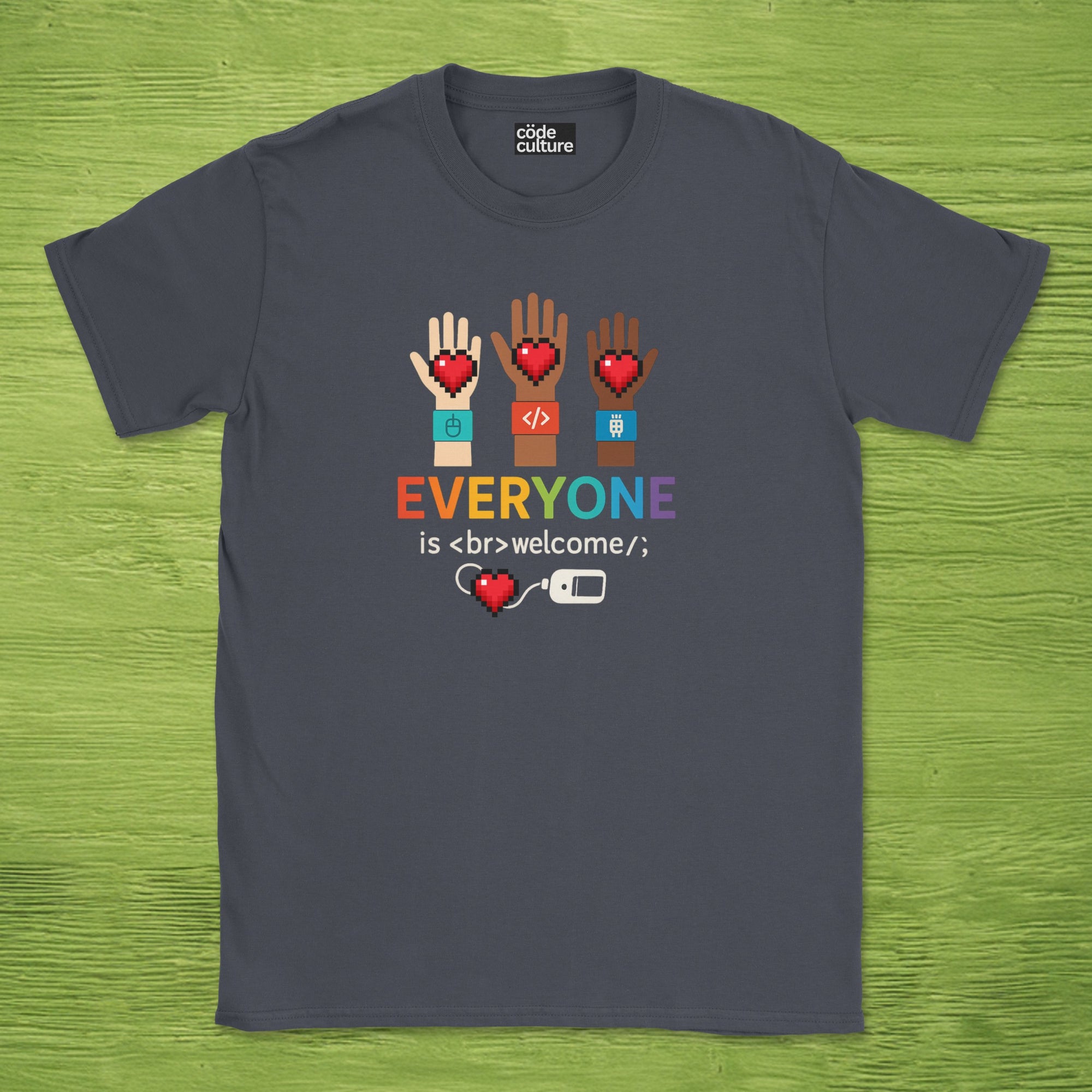 everyone is welcome in tech shirt