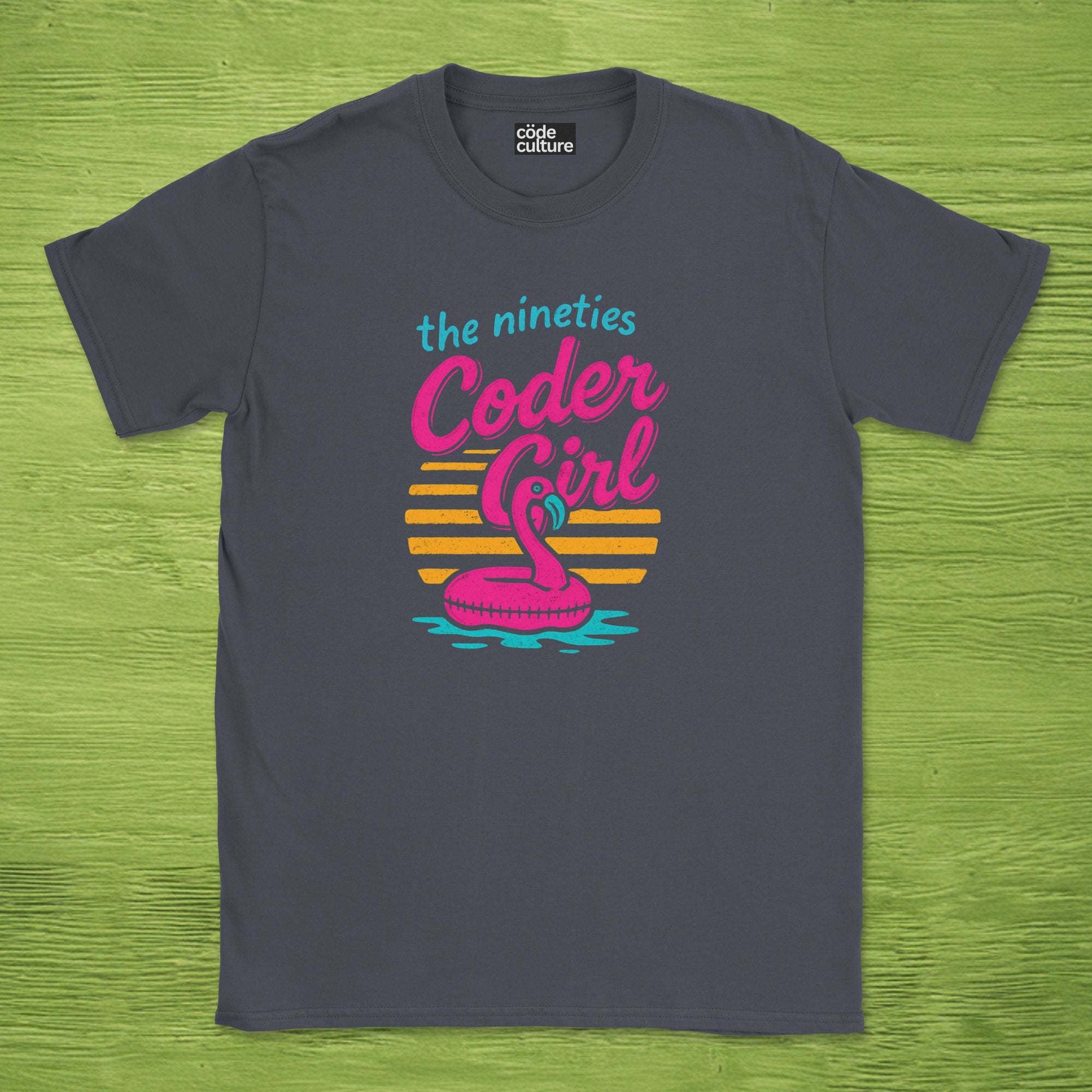 the nineties coder girl shirt