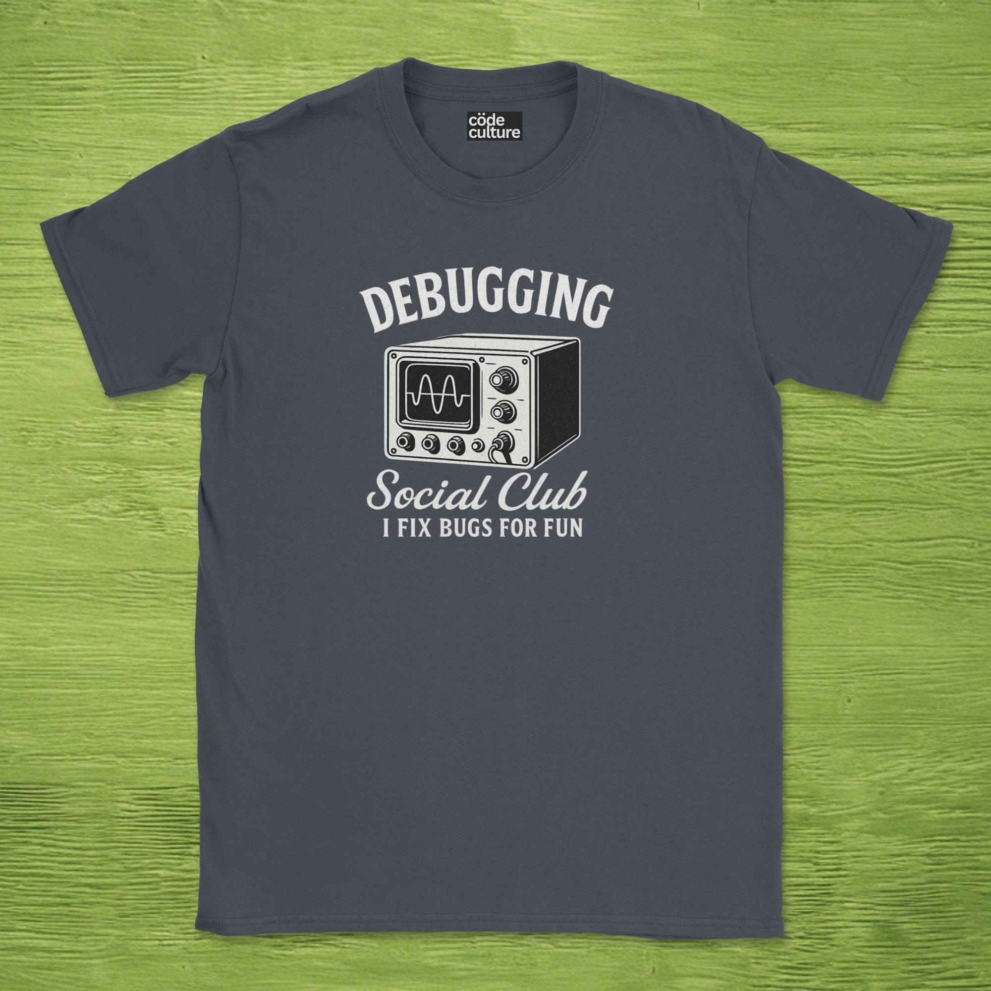 debugging social club shirt