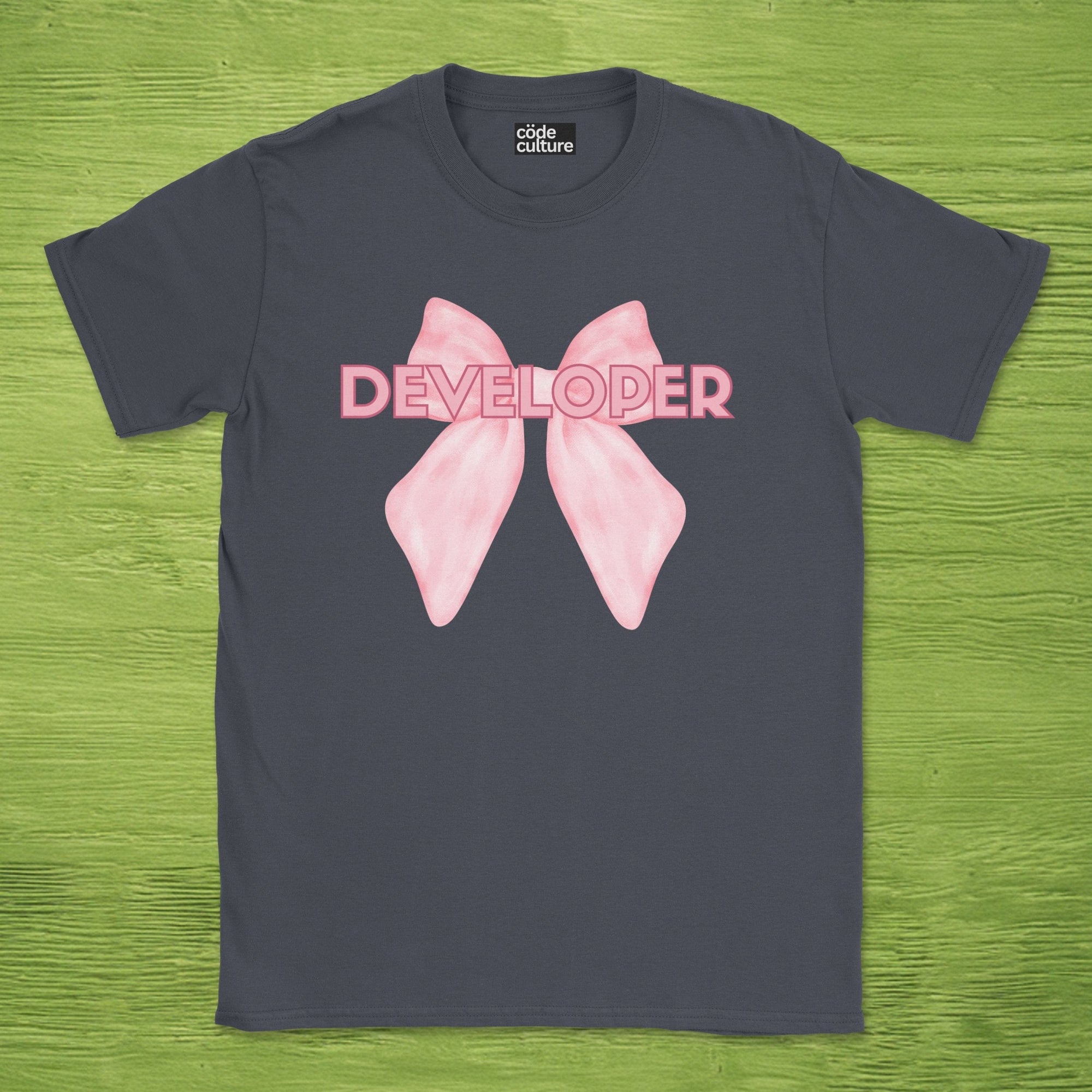 Developer bow cute shirt