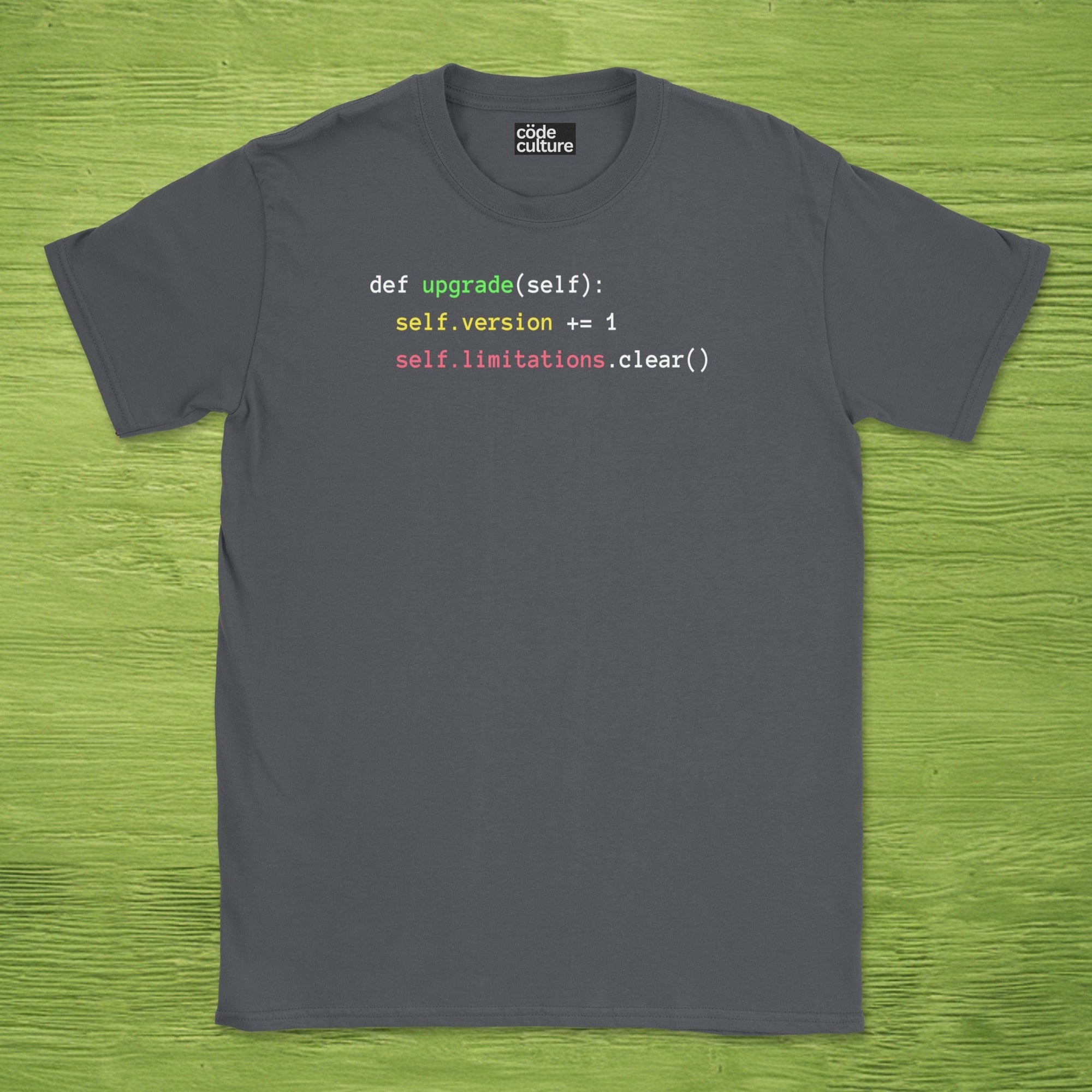 def upgrade(self) shirt