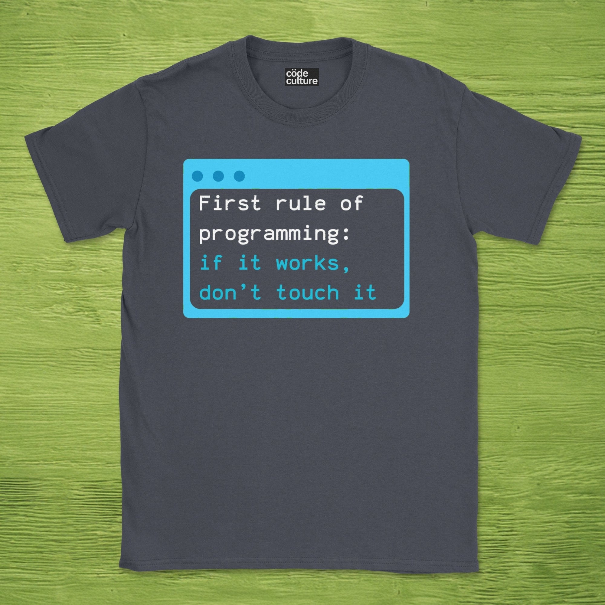 first rule of programming shirt