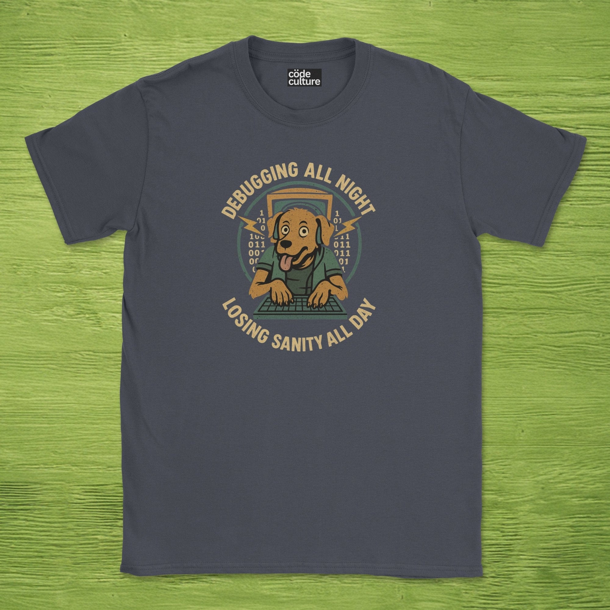 debugging all night losing sanity all day shirt