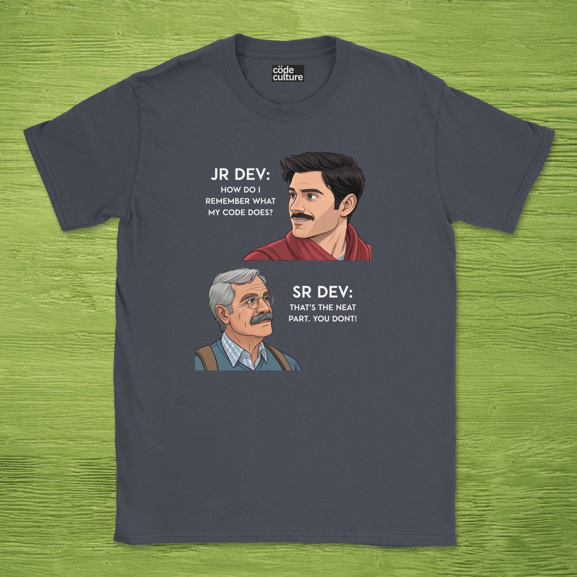 Junior Dev asked Senior Dev shirt
