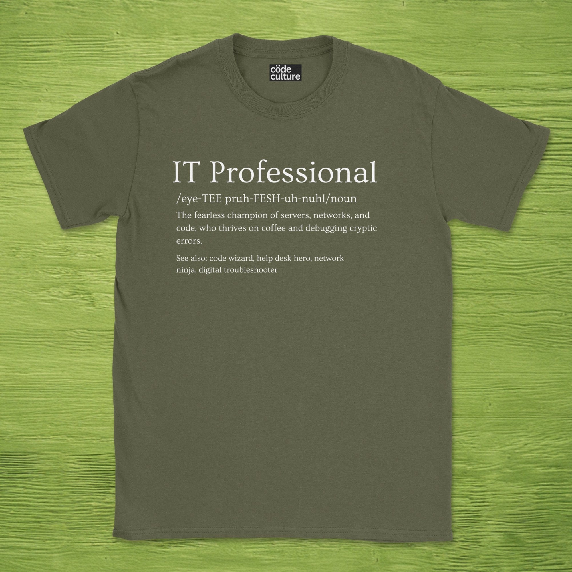 IT professional definition shirt