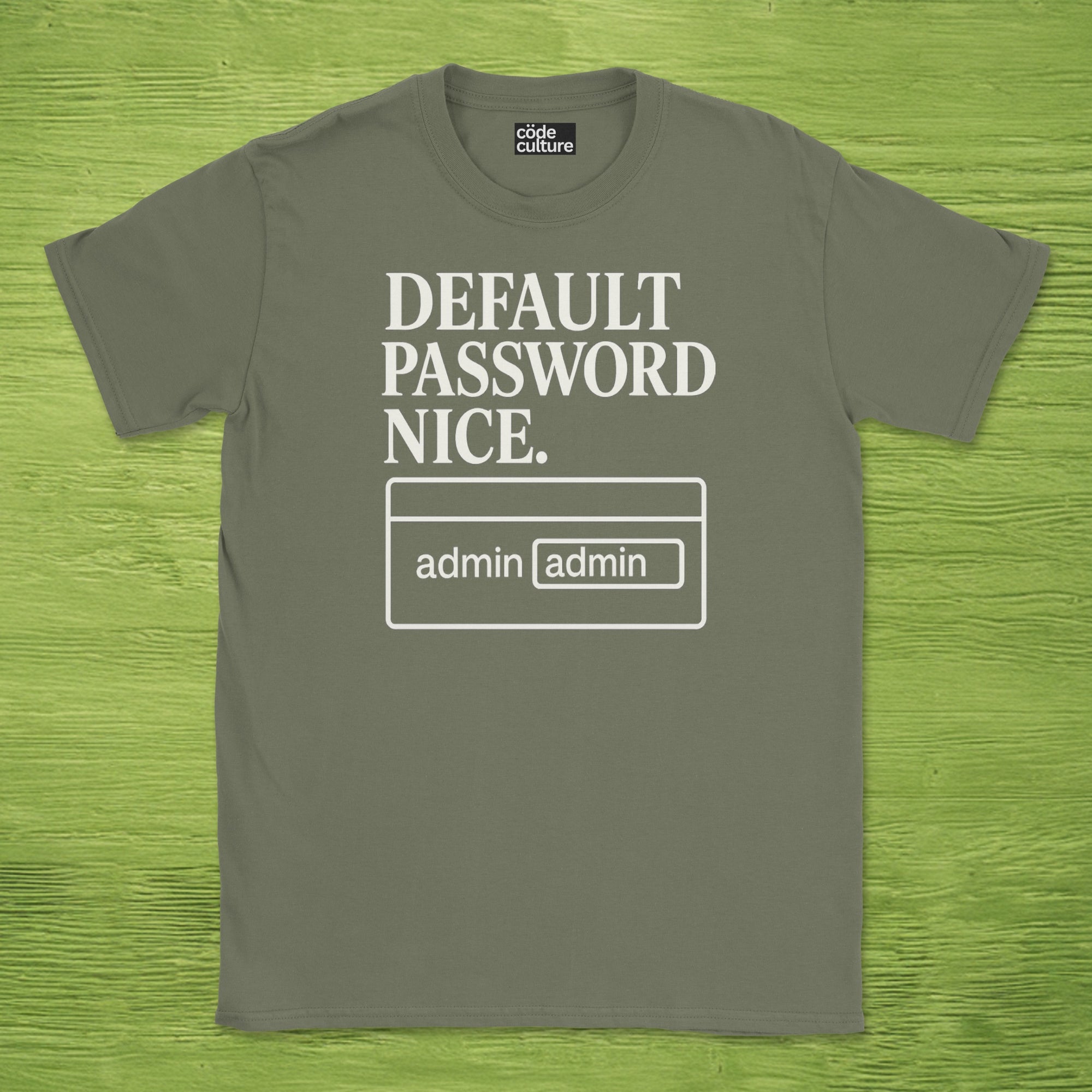 default password shirt