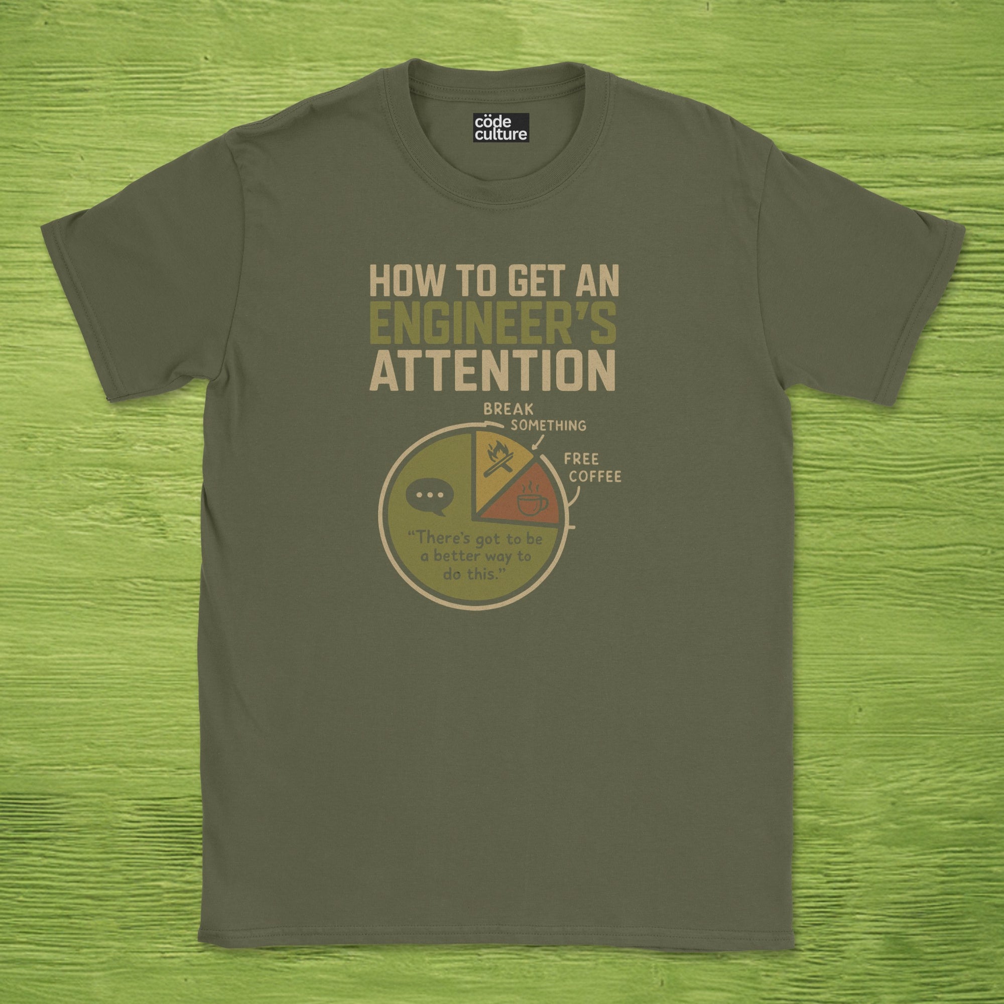 engineer's attention shirt