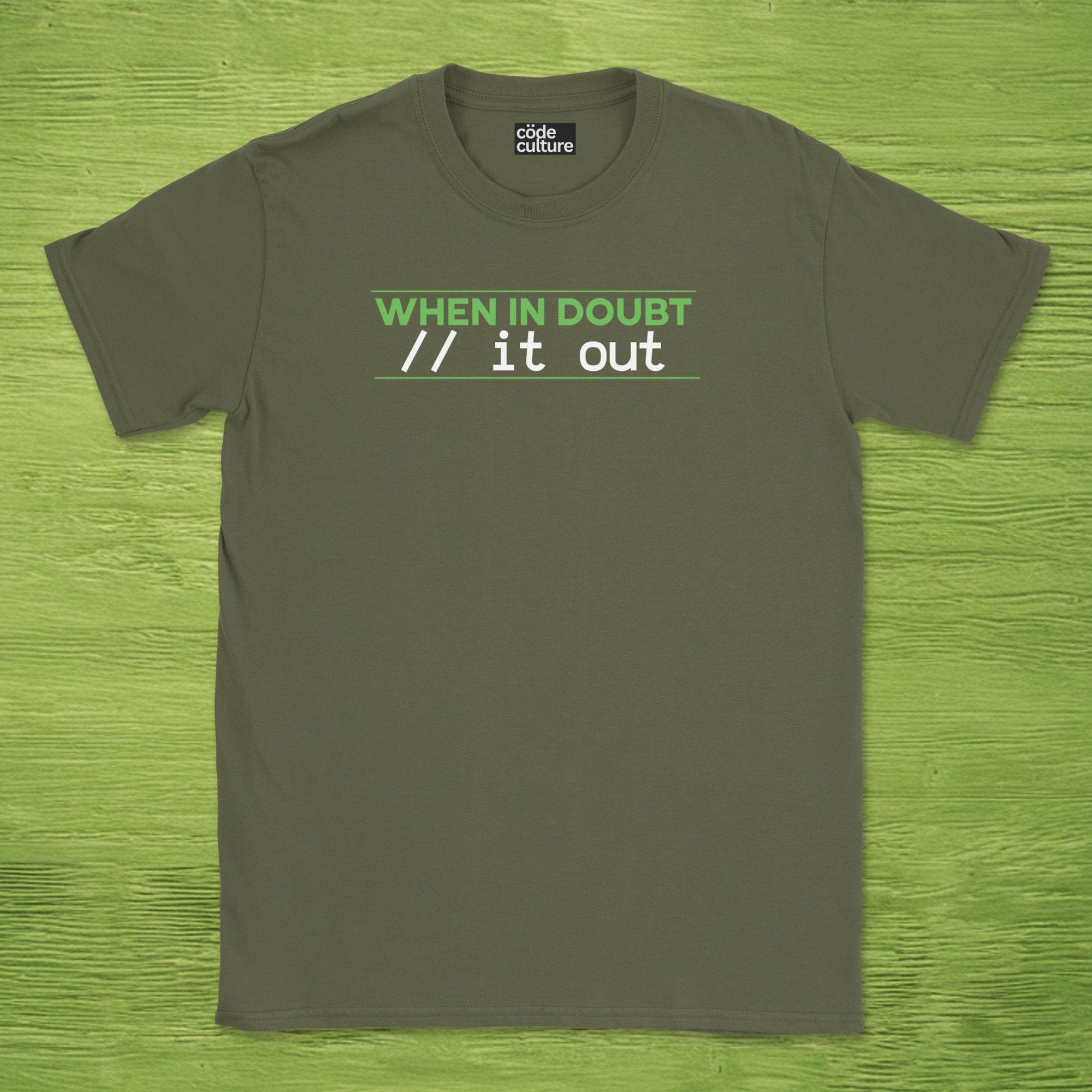 comment it out shirt