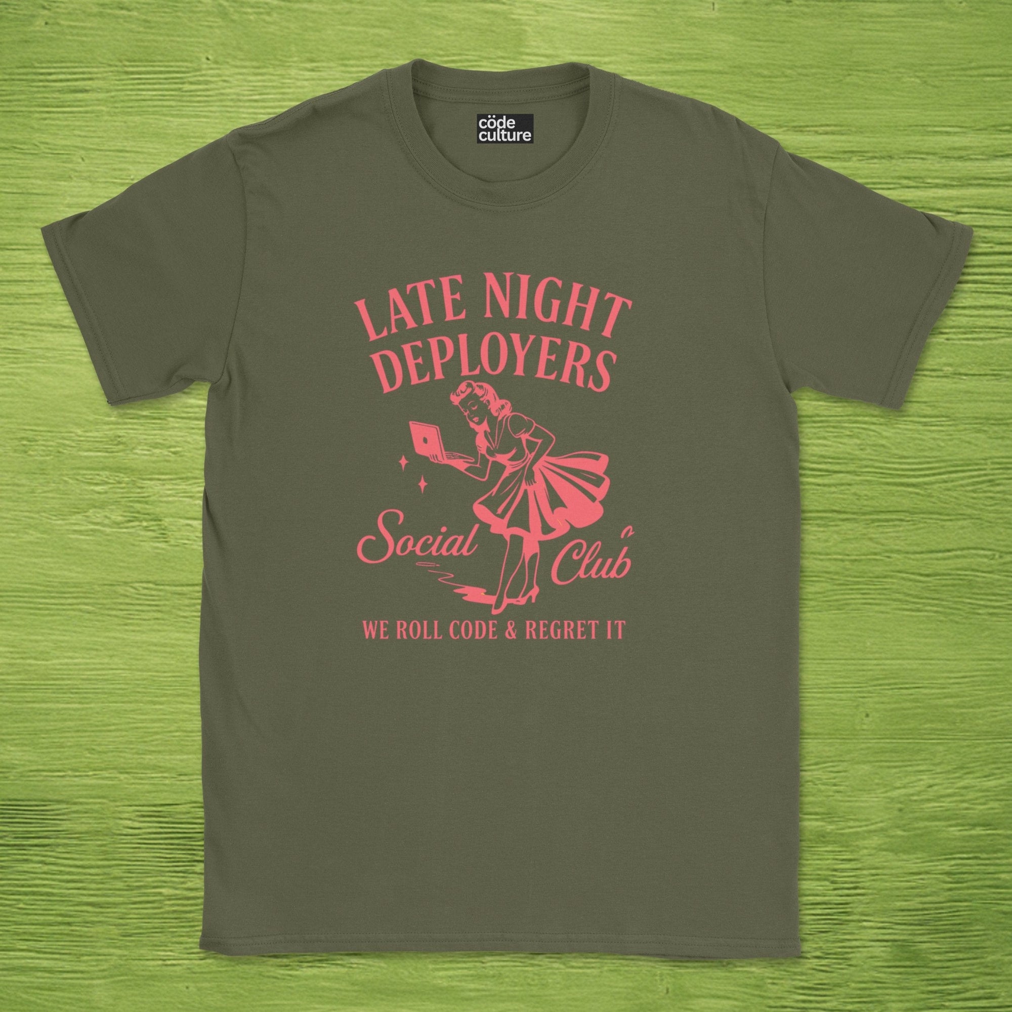 Late night deployer girls shirt