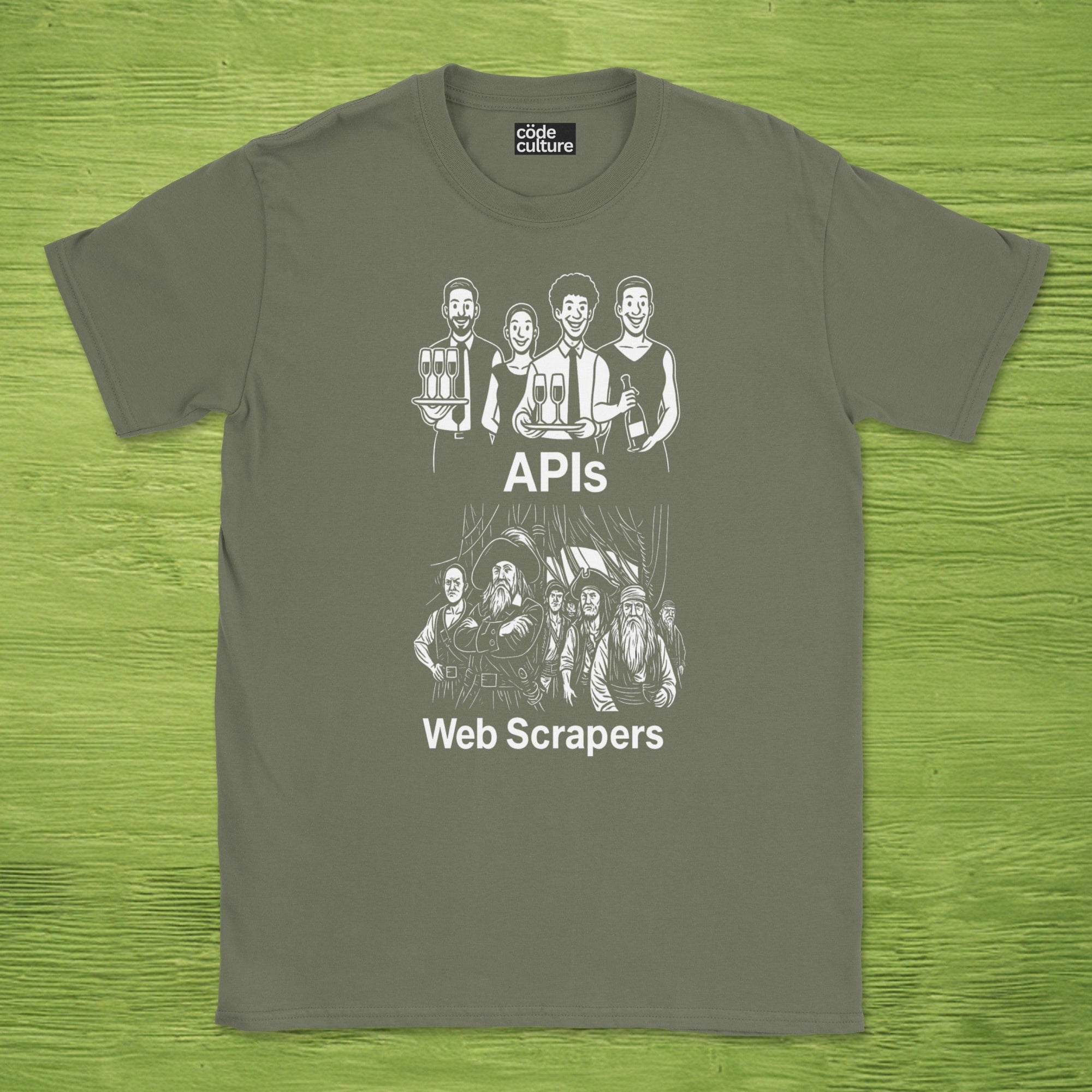 apis vs webscrapers shirt