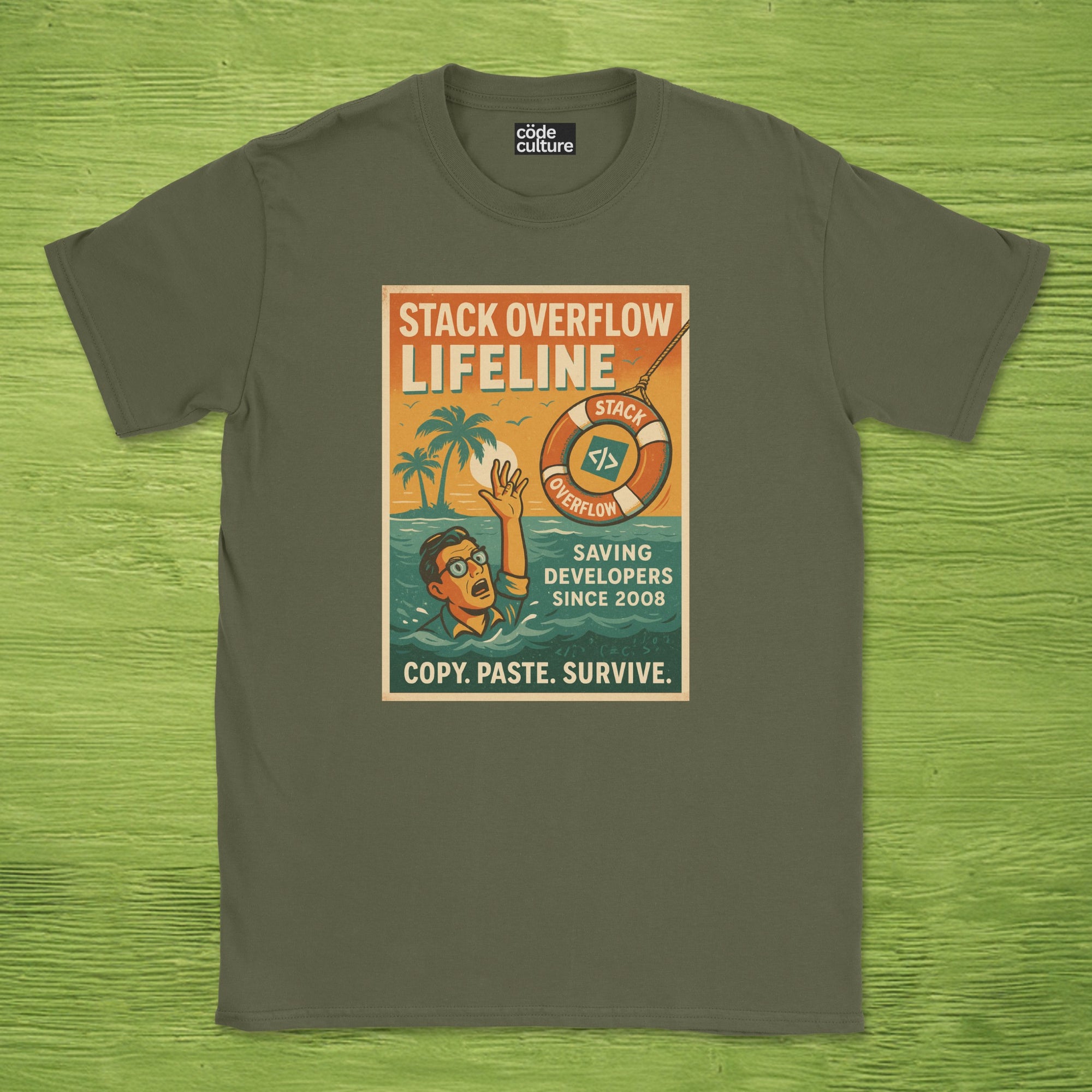 stack overflow lifeline shirt