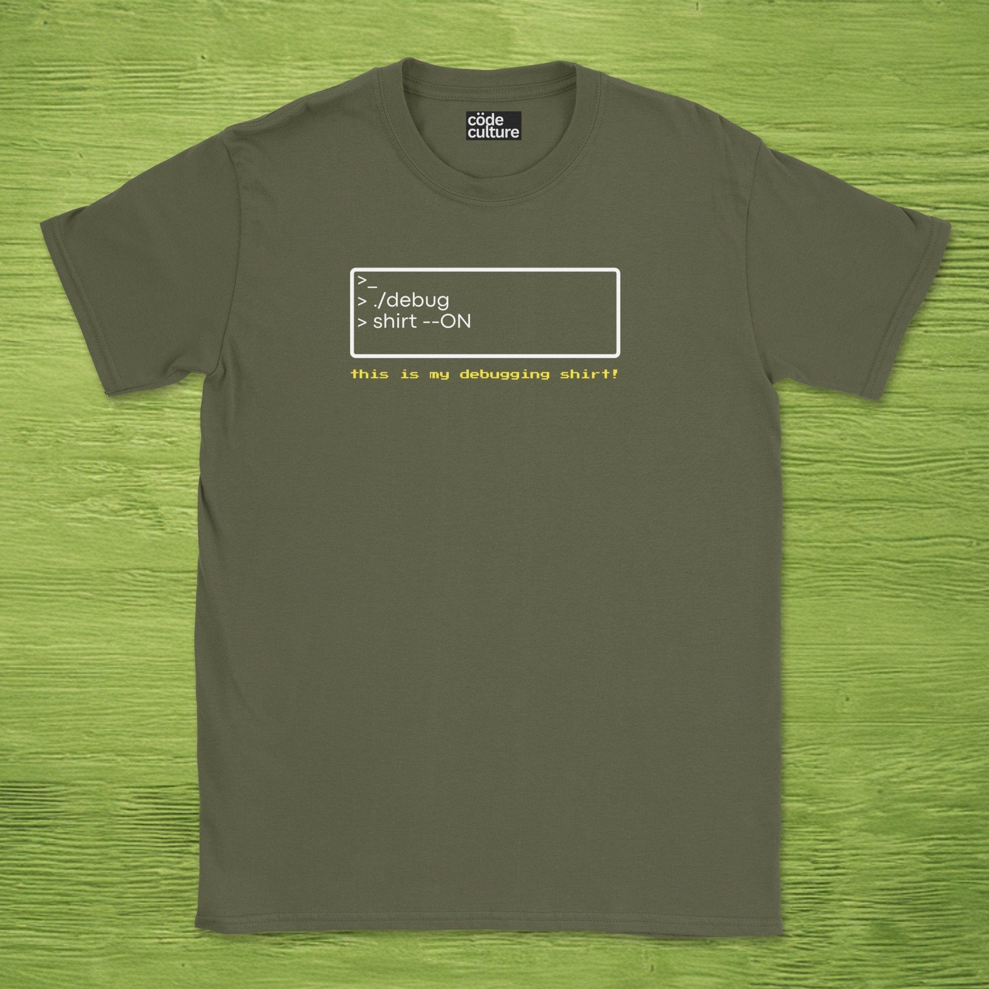 my debugging shirt
