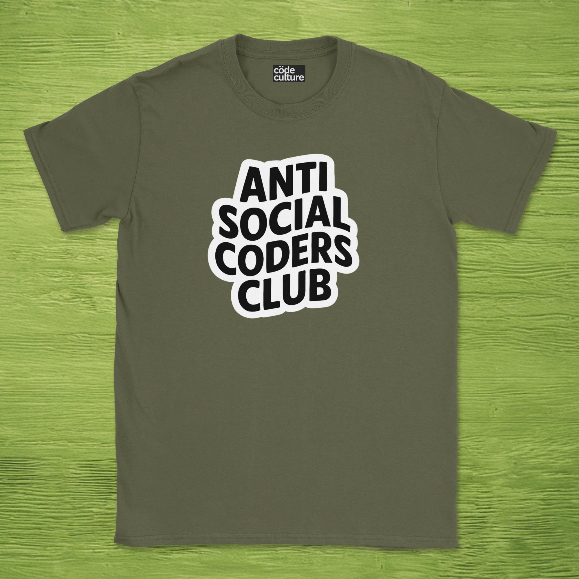 anti social coders club shirt