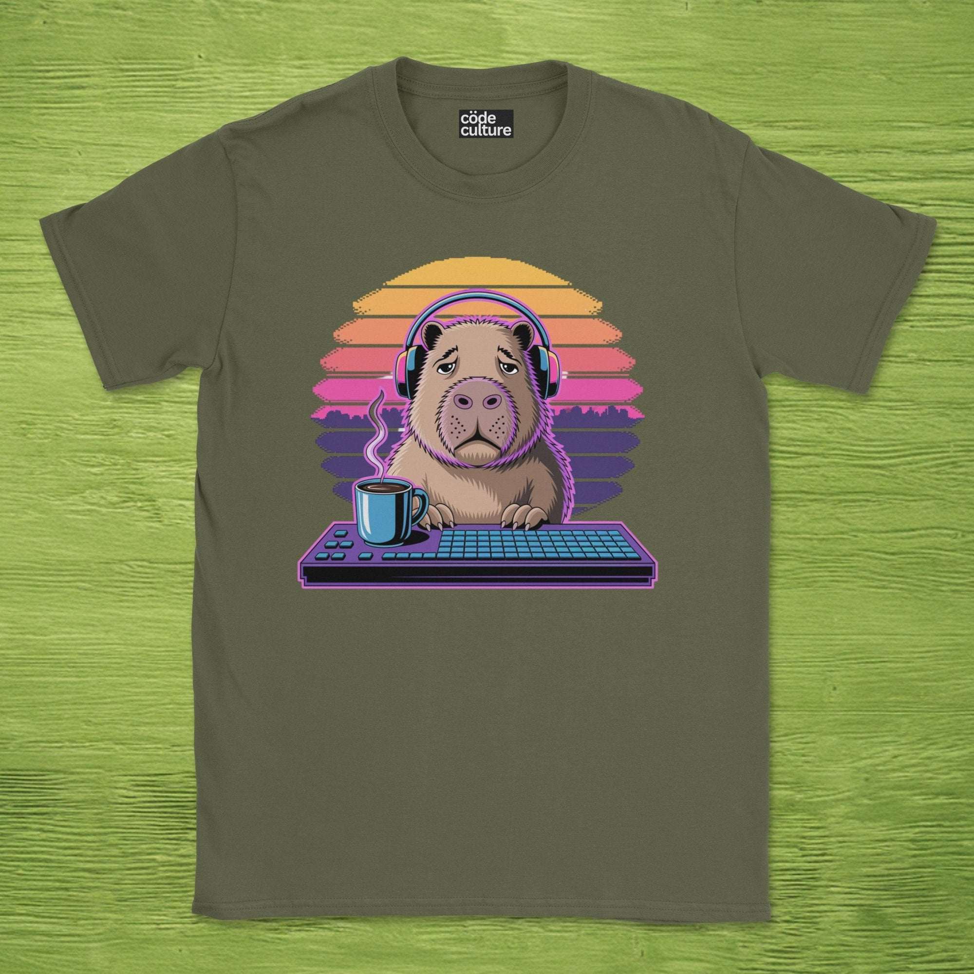 tired Capybara shirt